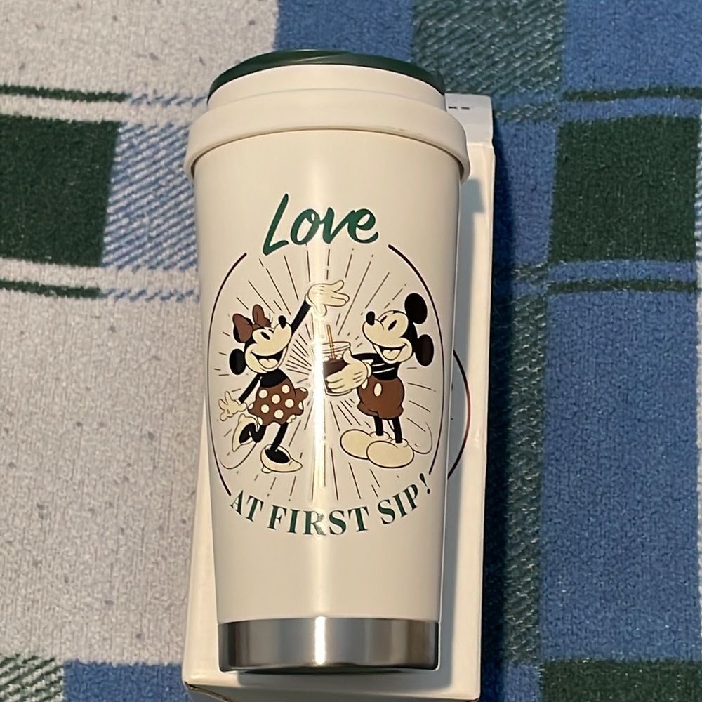 starbucks x mickey mouse and minnie hot drink tumbler